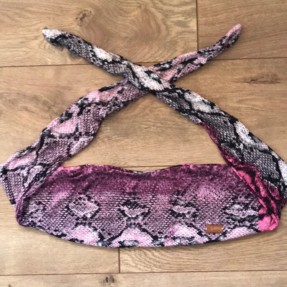 Fused Bikini Bandeau Top Size Small